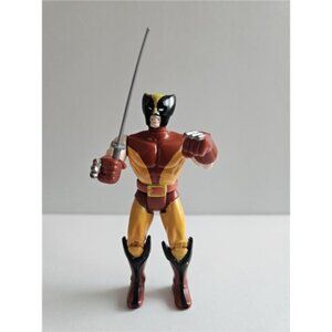 Vintage 1993 X-Men Savage Wolverine Action Figure with Katana